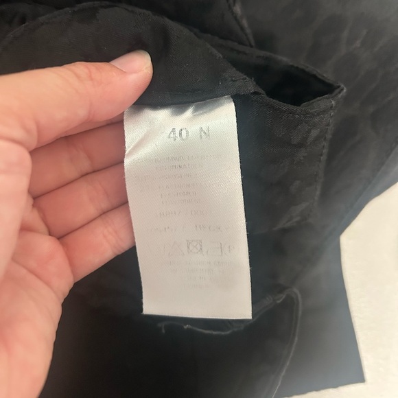 Vanilla Trouser Pants Women’s 40 N Becky Black Leopard Animal High Rise Italian - Picture 5 of 9